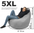 Кресло Груша Жаккард Лимон XXXXXL