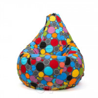 Кресло Груша Жаккард Боро XXXL