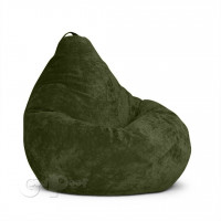Кресло Груша Вельвет Хвоя XXXL