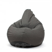 Кресло Груша Лофт Асфальт XXXL