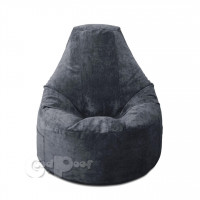 Кресло Мешок Комфорт Вельвет Антрацит