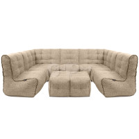 Бескаркасный Диван Мод 2L-III+ Beige Yarn