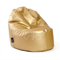 Бескаркасное Кресло Лаунж Экокожа Gold
