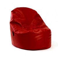 Бескаркасное Кресло Лаунж Экокожа Red