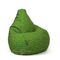 Кресло Груша Жаккард Кактус XXXL