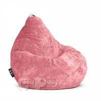 Кресло Груша Вельвет Пудра XXXXL