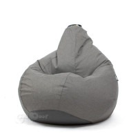 Кресло Груша Лофт Серый XXXXL