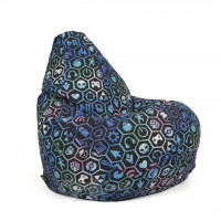 Кресло Груша Жаккард Гейм XXXL