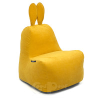 Бескаркасное Кресло Пуф Заяц Желтый