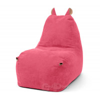 Бескаркасное Кресло Пуф Бегемот Розовый