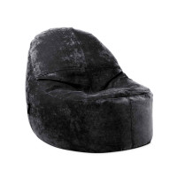 Бескаркасное Кресло Лаунж Велюр Black