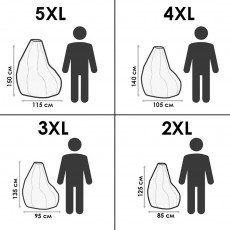 Кресло Груша Лофт Шоко XXXXXL 