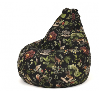 Кресло Груша Жаккард Дэнди XXL