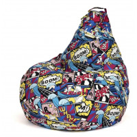 Кресло Груша Велюр Комикс XXXXL