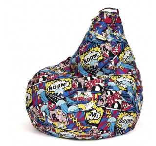 Кресло Груша Велюр Комикс XXXXXL