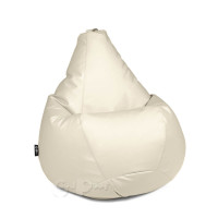 Кресло Груша Экокожа Кремовый XXXXL