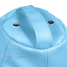 Кресло Груша Экокожа Голубой XXL 