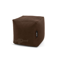 Бескаркасный Пуф Квадро Шоколад L