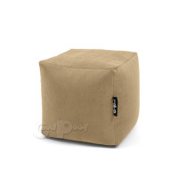 Бескаркасный Пуф Квадро Ваниль XL