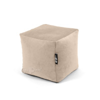 Бескаркасный Пуф Квадро Крем L