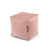 Бескаркасный Пуф Квадро Пудра L