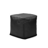 Бескаркасный Пуф Квадро Черный L