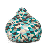 Кресло Груша Жаккард Изумруд XXXL