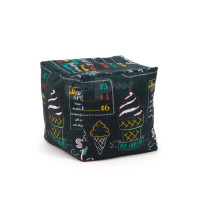 Бескаркасный Пуф Квадро Айскрим XL