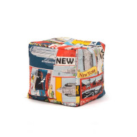 Бескаркасный Пуф Квадро Нью-Йорк L