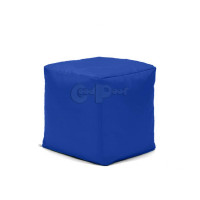 Бескаркасный Пуф Квадро Синий XL