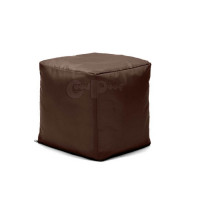 Бескаркасный Пуф Квадро Коричневый XL