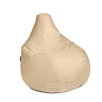 Кресло Груша Жаккард Бежевый XXL