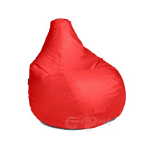 Кресло Груша Жаккард Красный XXXXXL