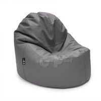 Бескаркасное Кресло Лаунж Экокожа Grey