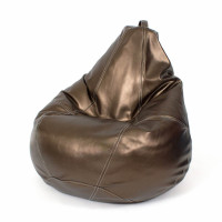 Кресло Груша Экокожа Бронзовая XXXL