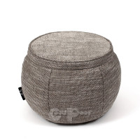 Бескаркасный Пуф Руббер Natural Grey