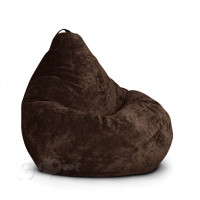 Кресло Груша Вельвет Махагон XXL