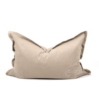 Кресло Подушка Вельвет Крем XXL