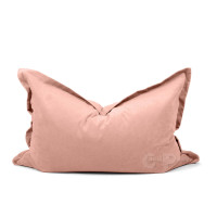 Кресло Подушка Вельвет Пудра XXL