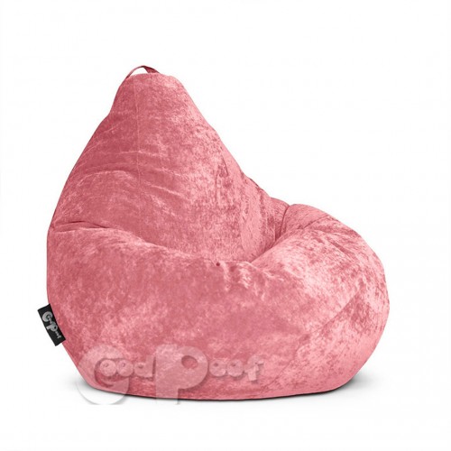 Кресло Груша Вельвет Пудра XXXXXL
