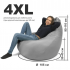 Кресло Груша Вельвет Апельсин XXXXL